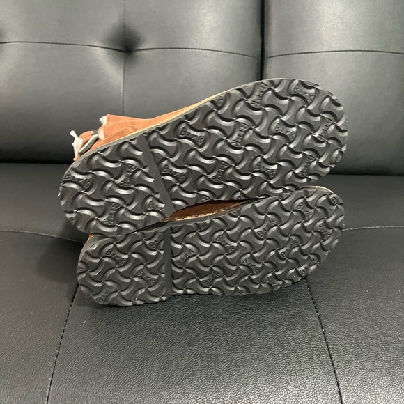 Birkenstock Brown Suede Shearling Upsalla Slip On Pull Up Boot - Picture 5 of 5